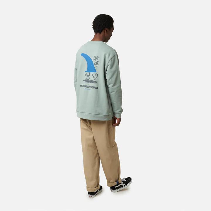 Sudadera Blue Banana Fin Mint - ECRU