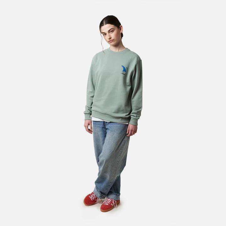 Sudadera Blue Banana Fin Mint - ECRU