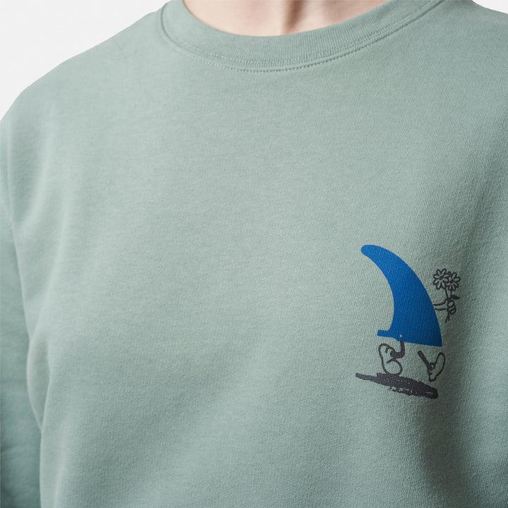 Sudadera Blue Banana Fin Mint - ECRU