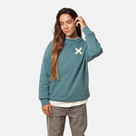 Sudadera Blue Banana Green Amsterdam Crew - ECRU