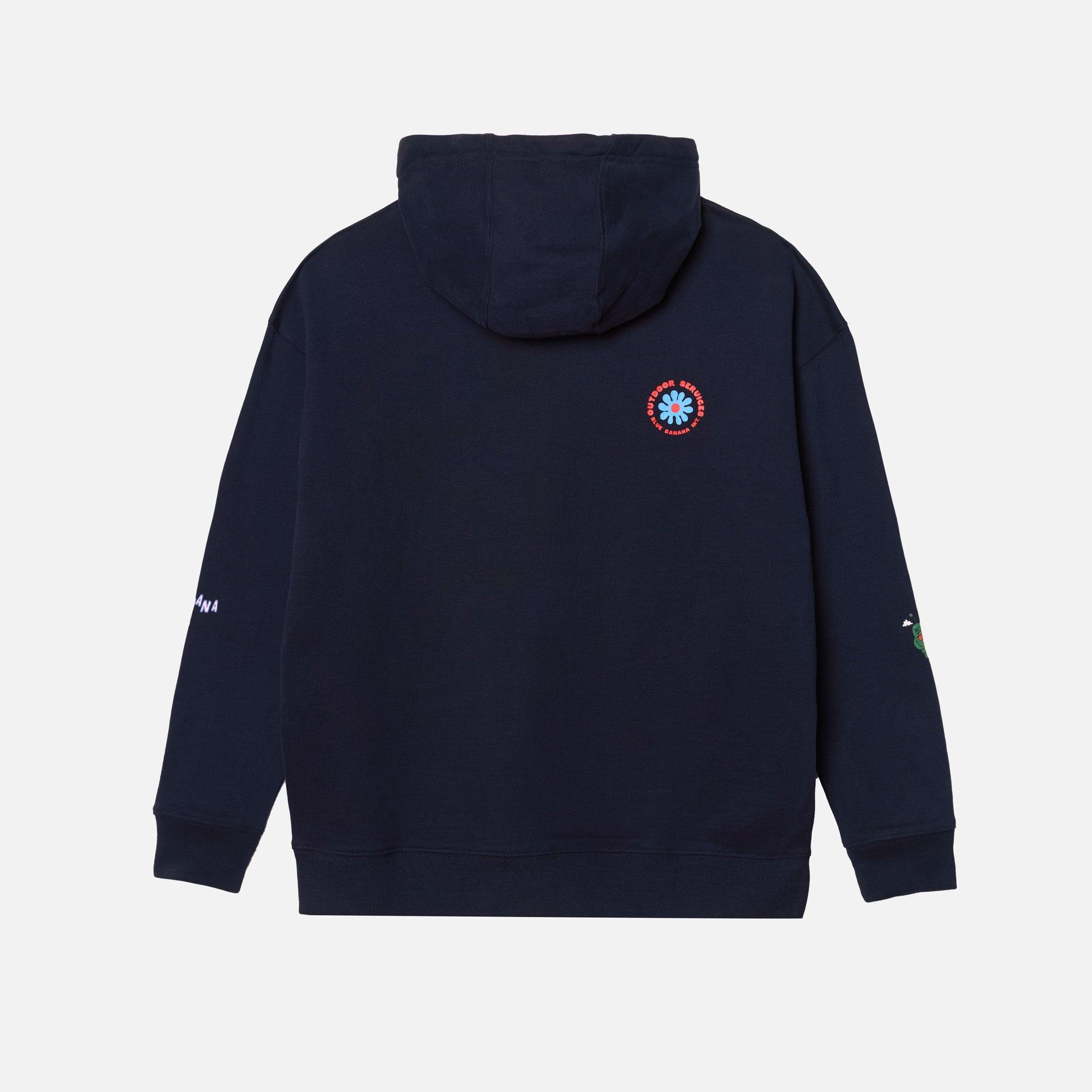 Sudadera Blue Banana Hoodie Random Navy - ECRU