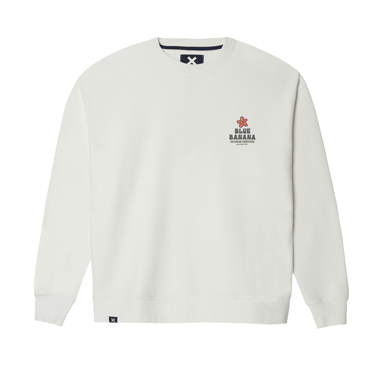 Sudadera Blue Banana Outdoor Off White - ECRU