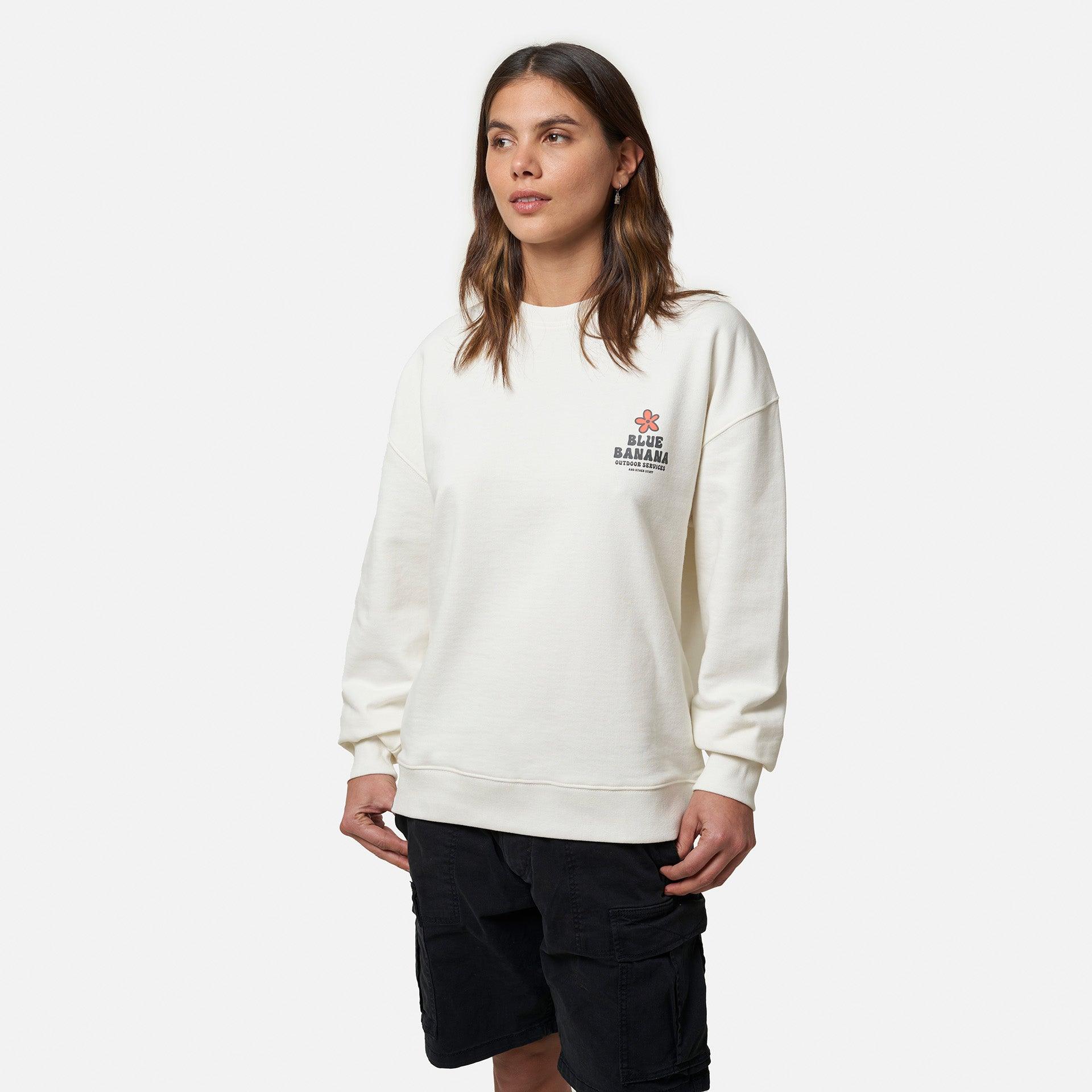 Sudadera Blue Banana Outdoor Off White - ECRU