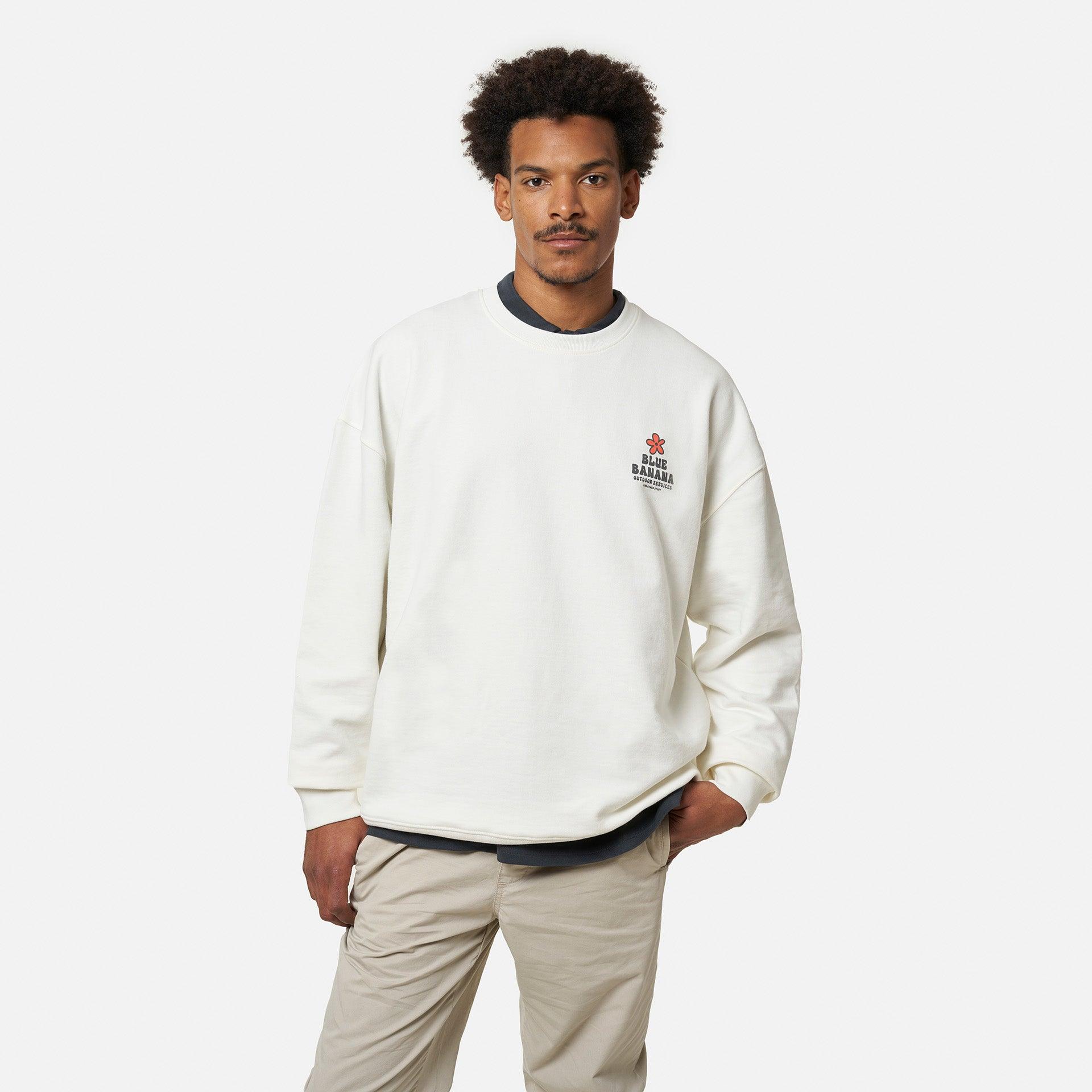 Sudadera Blue Banana Outdoor Off White - ECRU