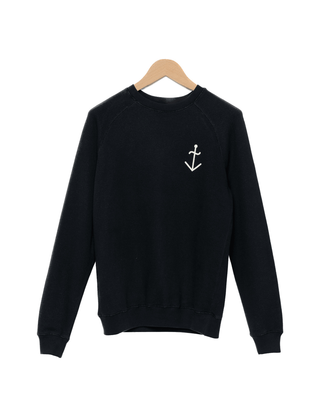 Sudadera Cunha Dark Navy Ecru Logo - ECRU