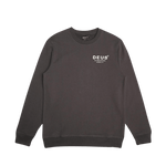 Sudadera Deus Ex Machina Chatterbox Crew Anthracite - ECRU