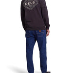 Sudadera Deus Ex Machina Chatterbox Crew Anthracite - ECRU