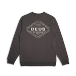 Sudadera Deus Ex Machina Chatterbox Crew Anthracite - ECRU