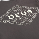 Sudadera Deus Ex Machina Chatterbox Crew Anthracite - ECRU