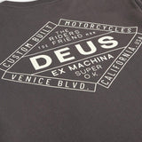 Sudadera Deus Ex Machina Chatterbox Crew Anthracite - ECRU