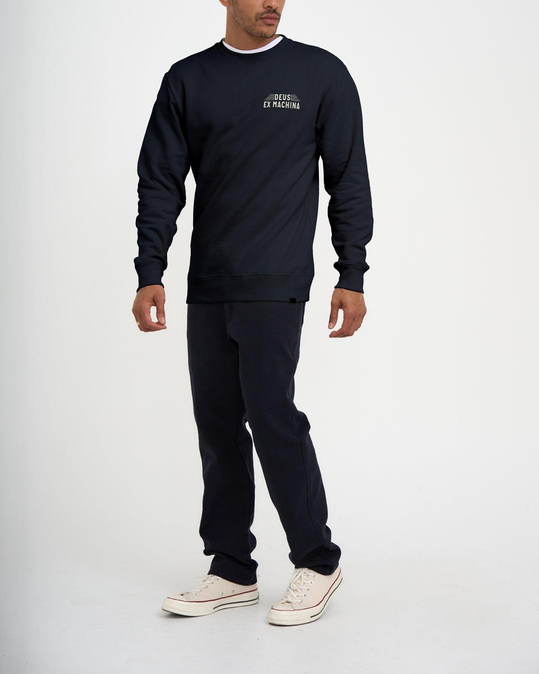 Sudadera Deus Ex Machina Fender Navy - ECRU