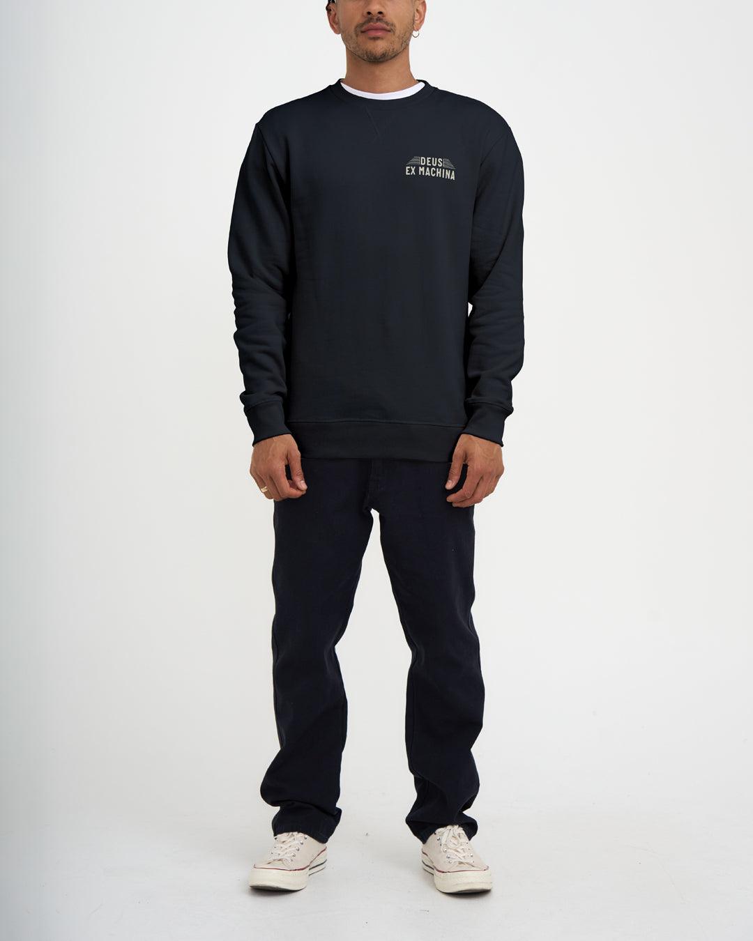 Sudadera Deus Ex Machina Fender Navy - ECRU