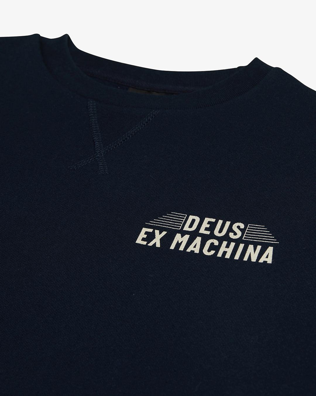 Sudadera Deus Ex Machina Fender Navy - ECRU