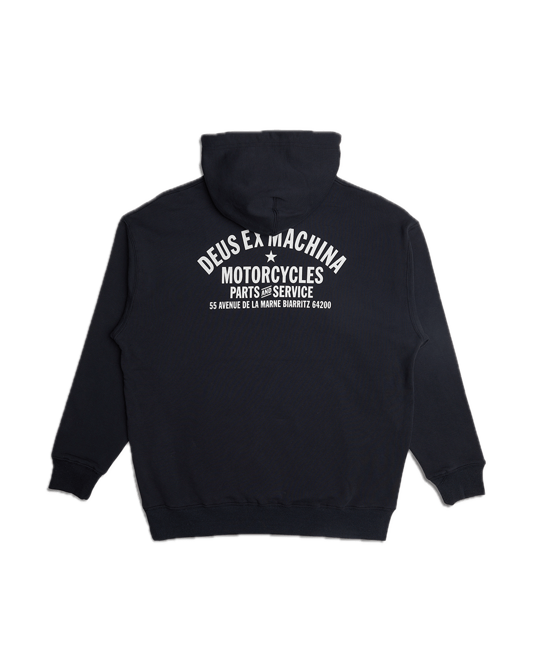 Sudadera Deus Ex Machina Oversize Biarritz Hoodie Anthracite - ECRU