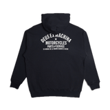 Sudadera Deus Ex Machina Oversize Biarritz Hoodie Anthracite - ECRU