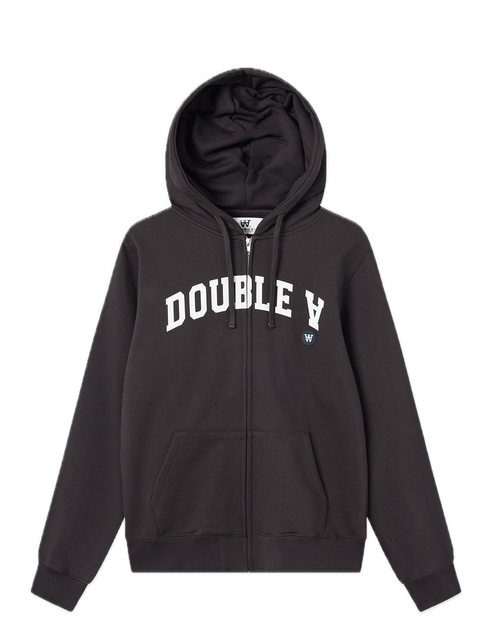 Sudadera Double A By Wood Wood Zan Ivy Black Coffee - ECRU