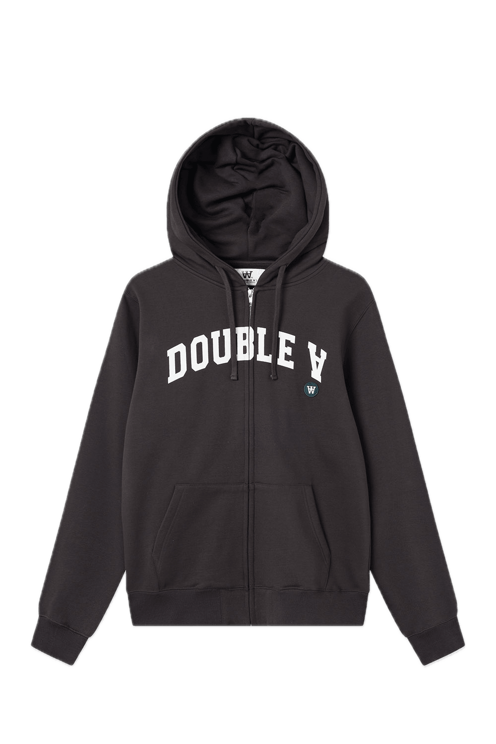 Sudadera Double A By Wood Wood Zan Ivy Black Coffee - ECRU