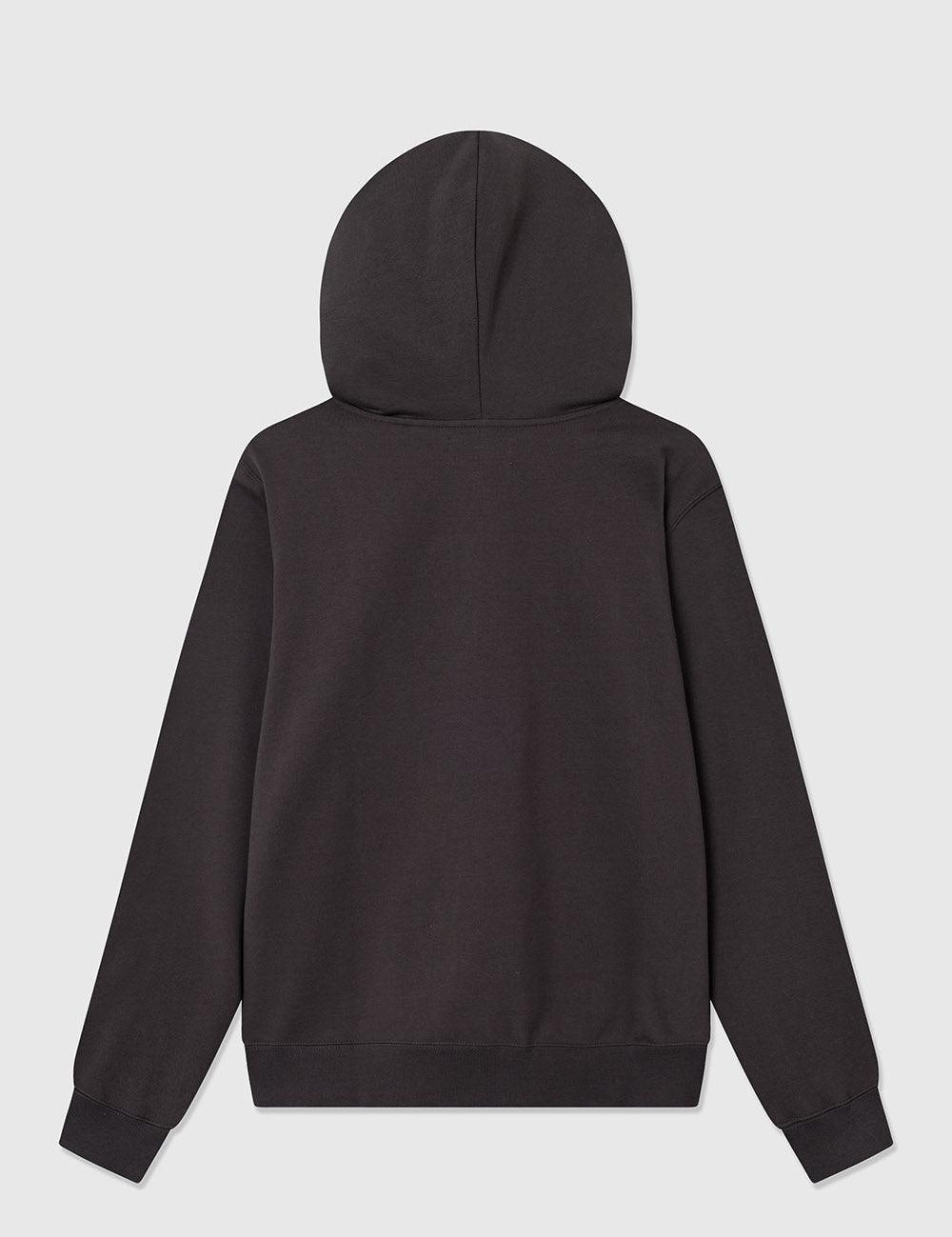 Sudadera Double A By Wood Wood Zan Ivy Black Coffee - ECRU