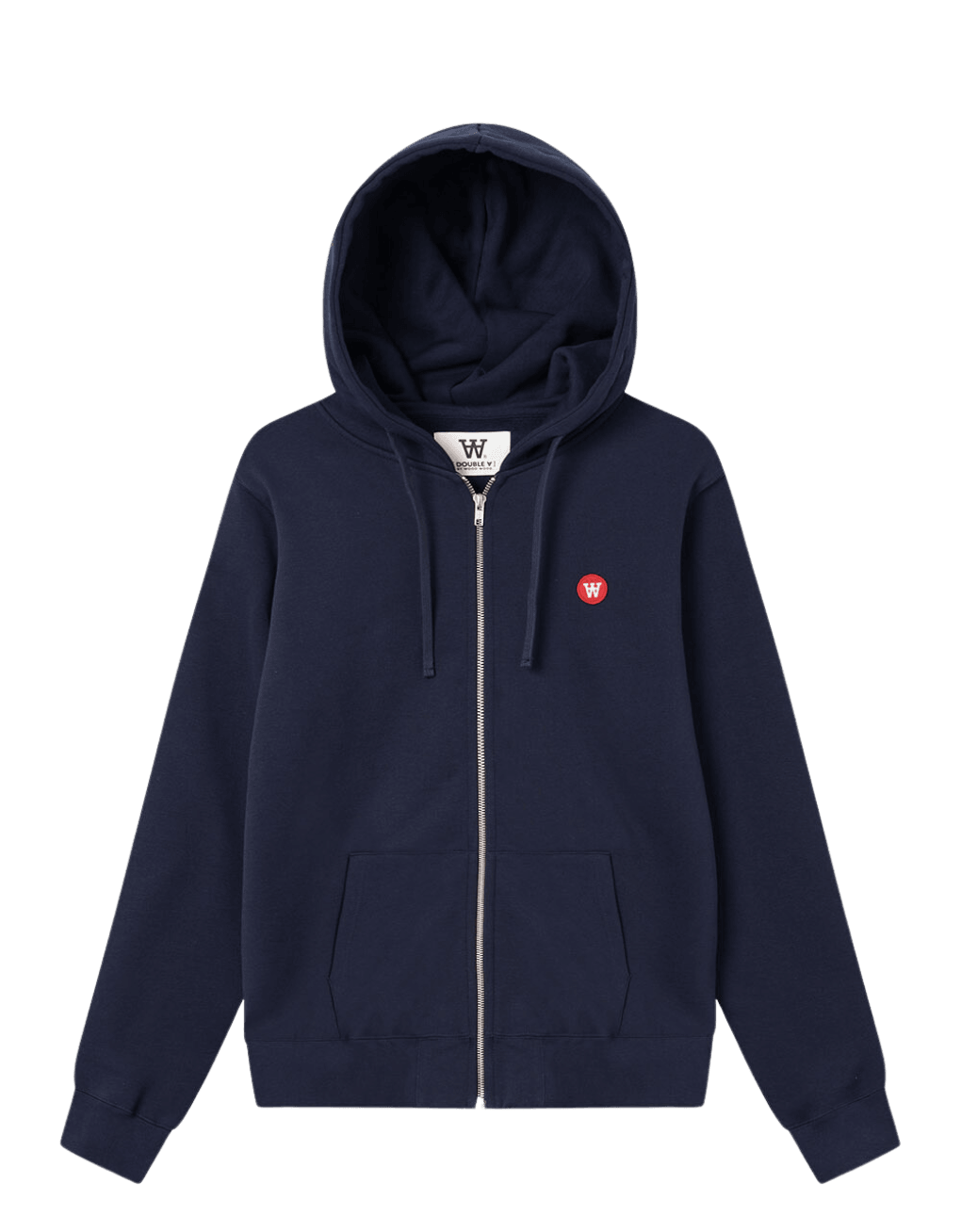 Sudadera Double A By Wood Wood Zan Patch Navy - ECRU