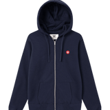 Sudadera Double A By Wood Wood Zan Patch Navy - ECRU