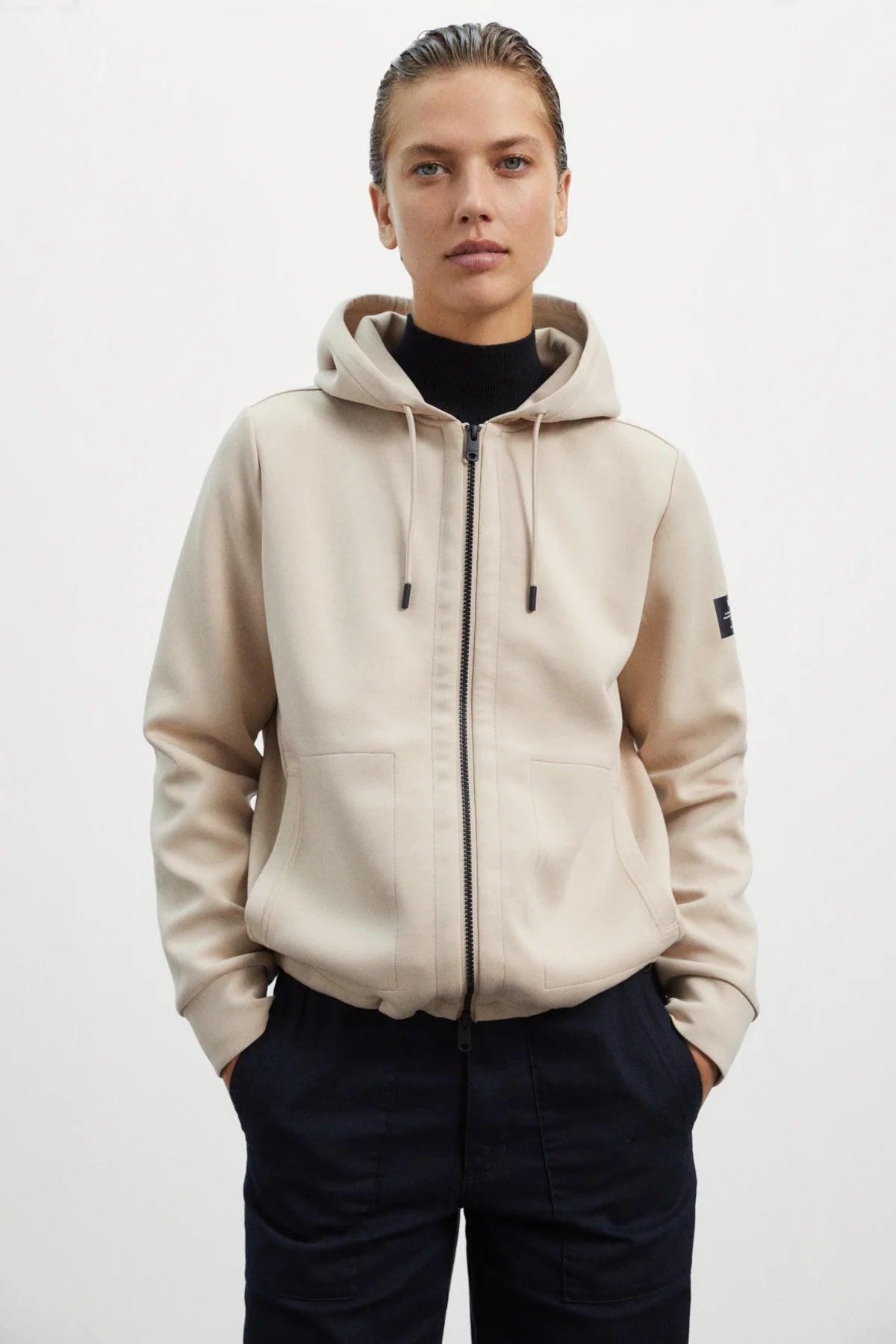 Sudadera Ecoalf Brayalf Beige - ECRU