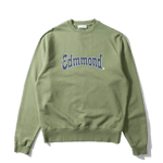 Sudadera Edmmond Studios Curly Plain Olive - ECRU