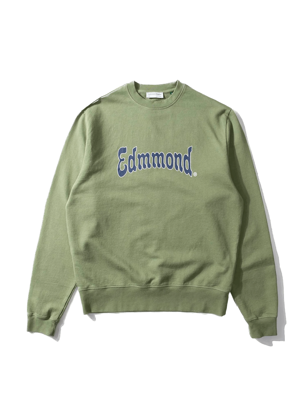 Sudadera Edmmond Studios Curly Plain Olive - ECRU