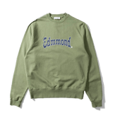 Sudadera Edmmond Studios Curly Plain Olive - ECRU