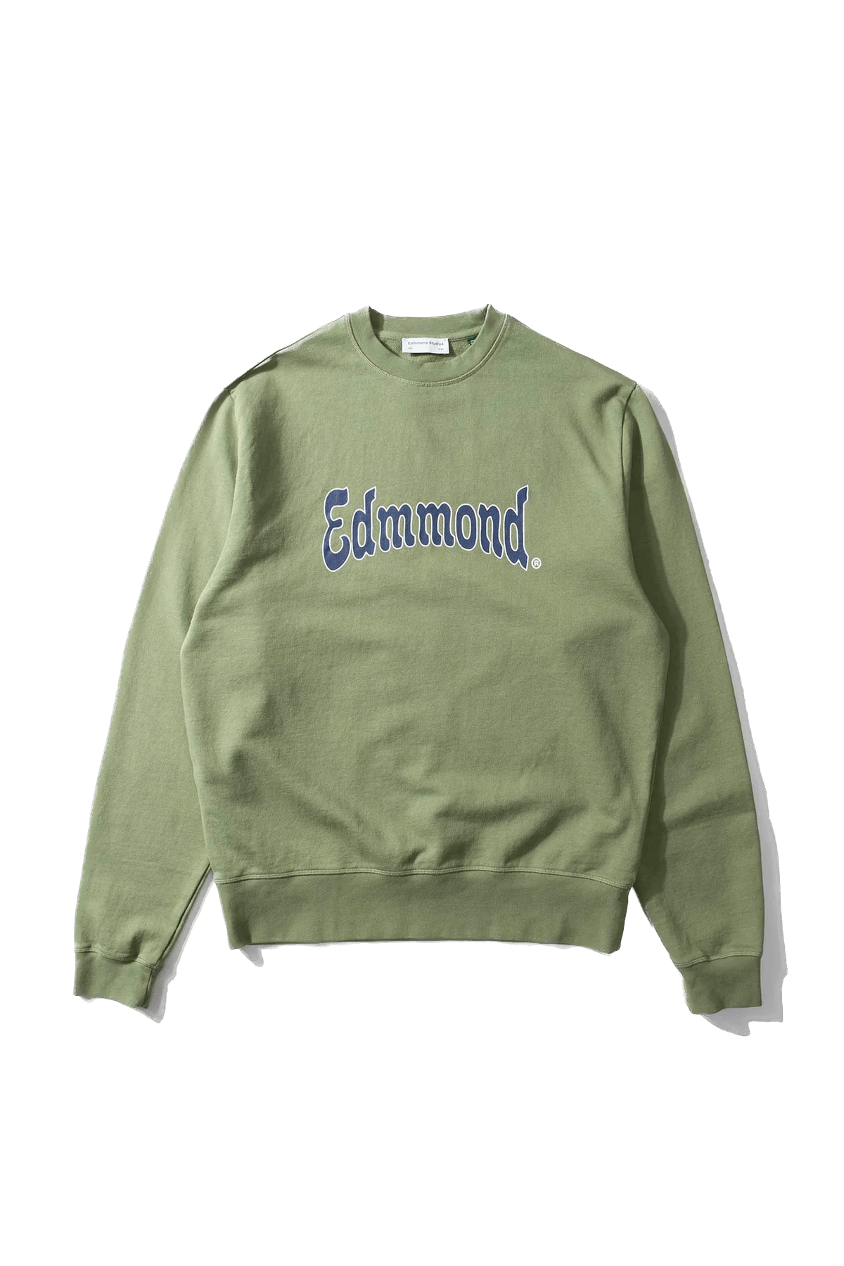 Sudadera Edmmond Studios Curly Plain Olive - ECRU