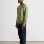 Sudadera Edmmond Studios Curly Plain Olive - ECRU