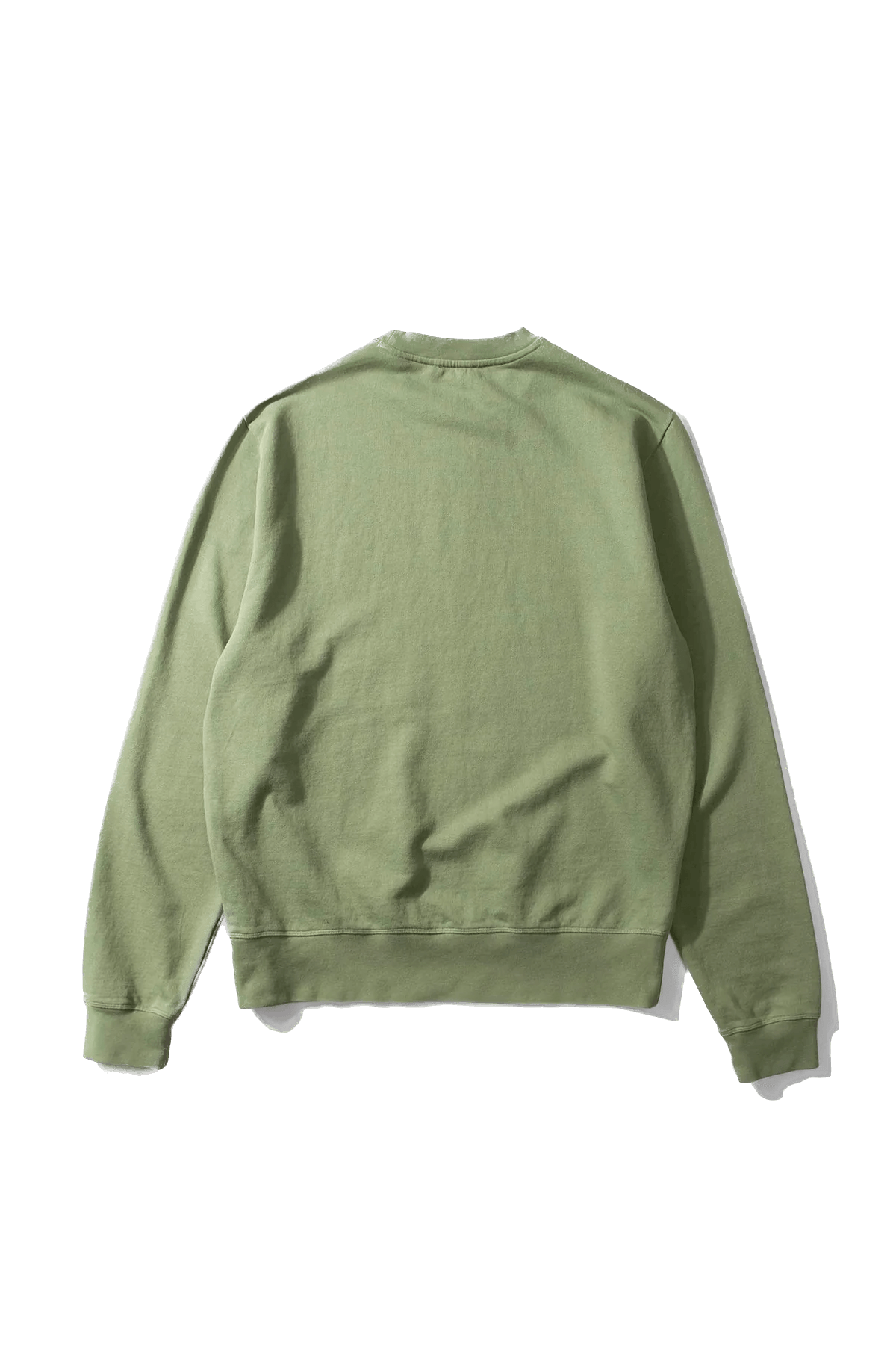 Sudadera Edmmond Studios Curly Plain Olive - ECRU