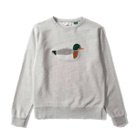 Sudadera Edmmond Studios Duck Hunt Plain Grey - ECRU