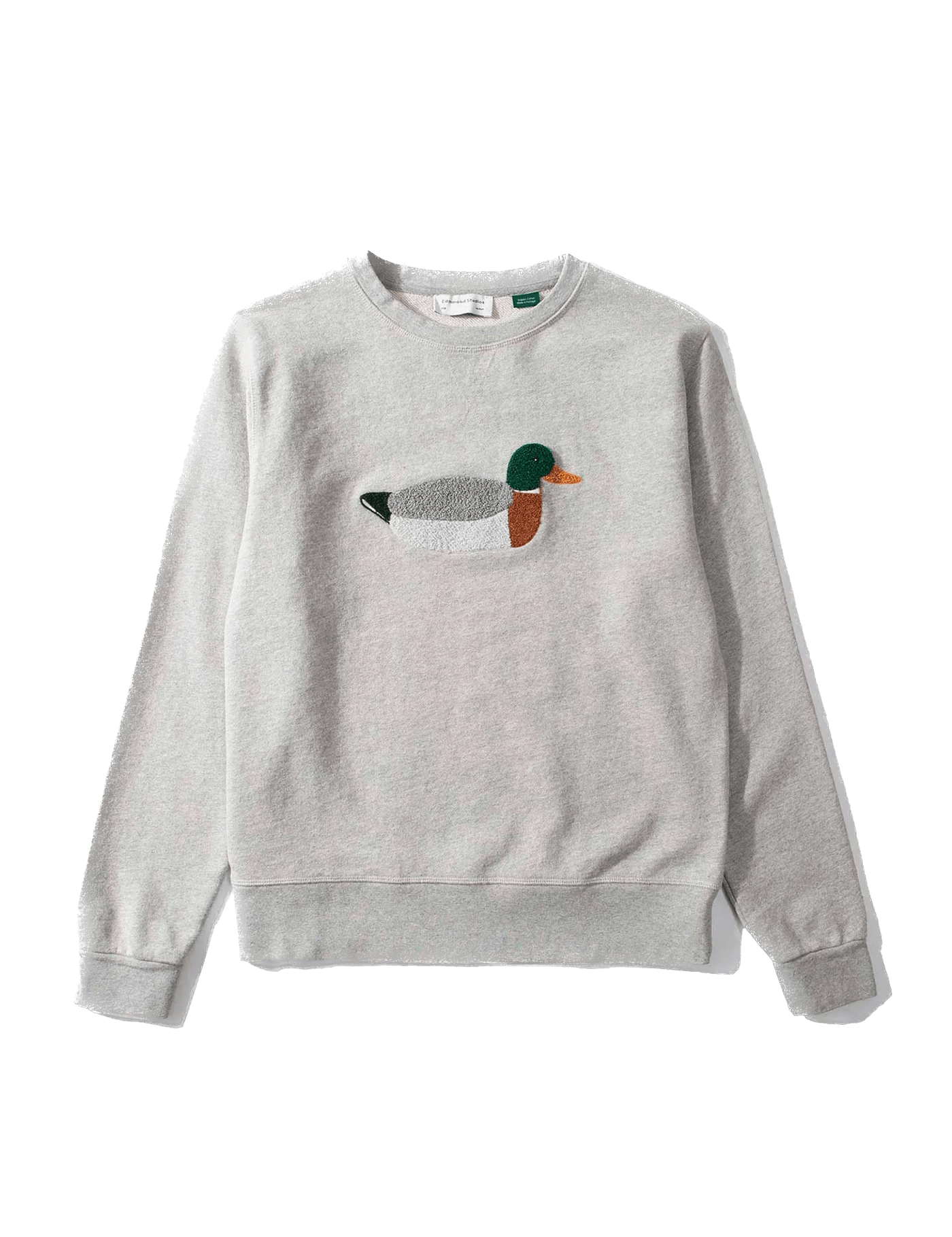 Sudadera Edmmond Studios Duck Hunt Plain Grey - ECRU