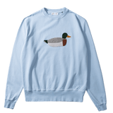 Sudadera Edmmond Studios Duck Hunt Plain Light Blue - ECRU