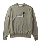 Sudadera Edmmond Studios Duck Hunt Plain Olive - ECRU