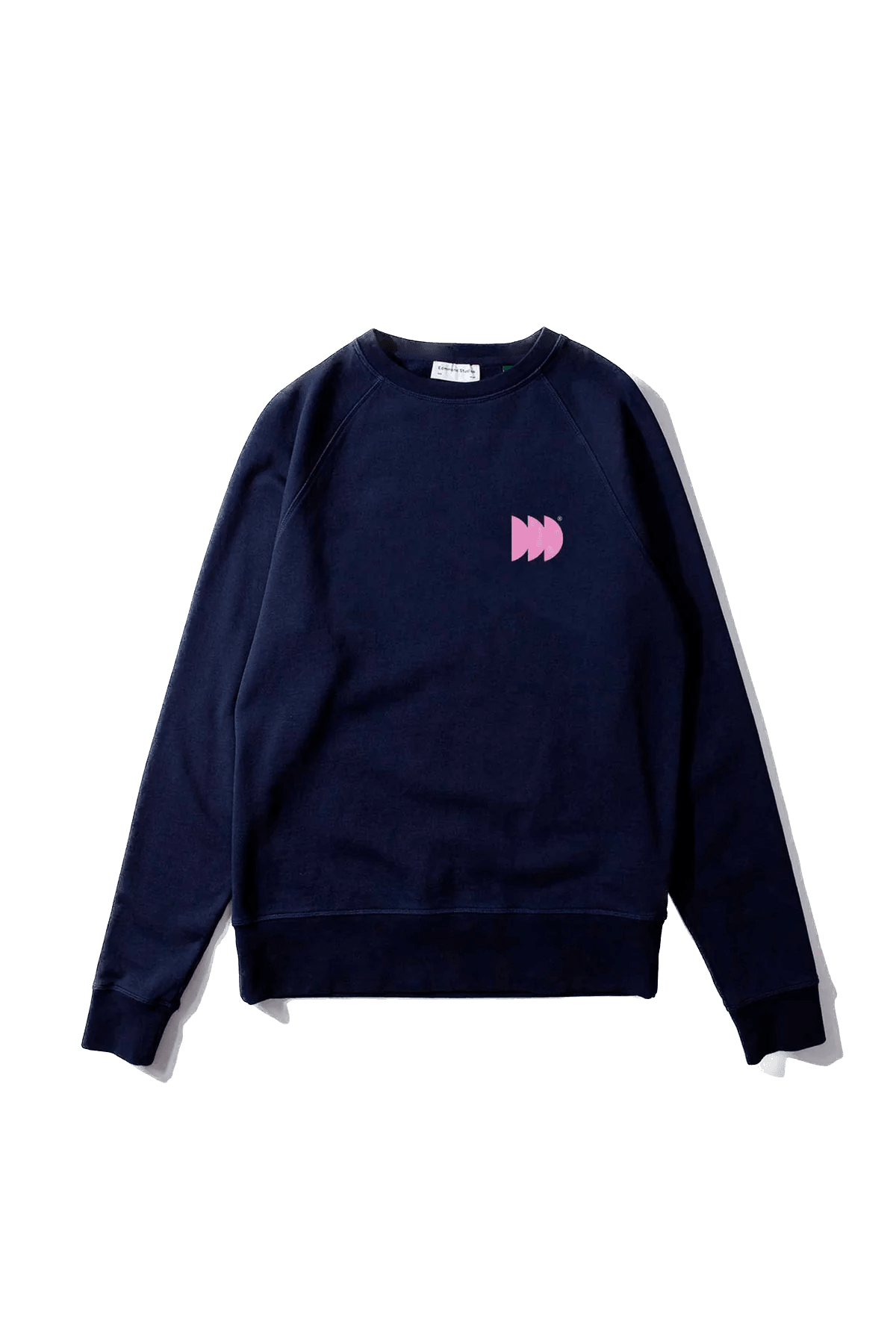 Sudadera Edmmond Studios Radio Club Plain Navy - ECRU