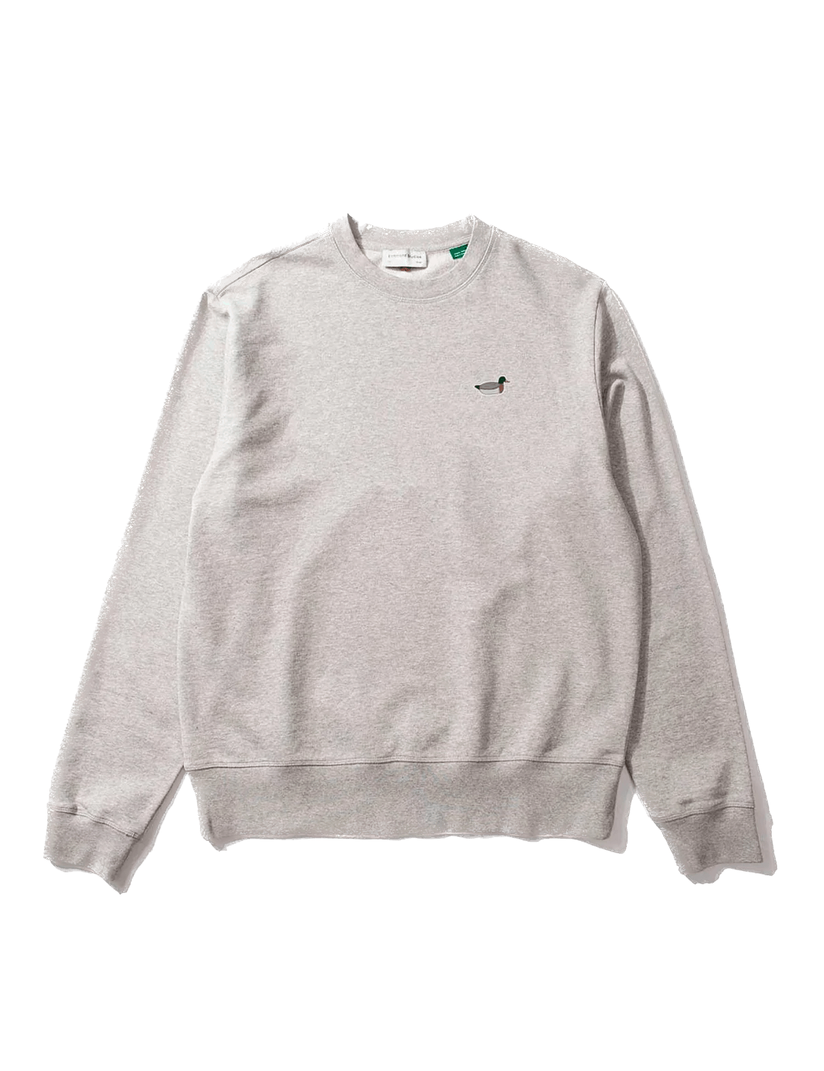 Sudadera Edmmond Studios SW Duck Patch Plain Grey - ECRU