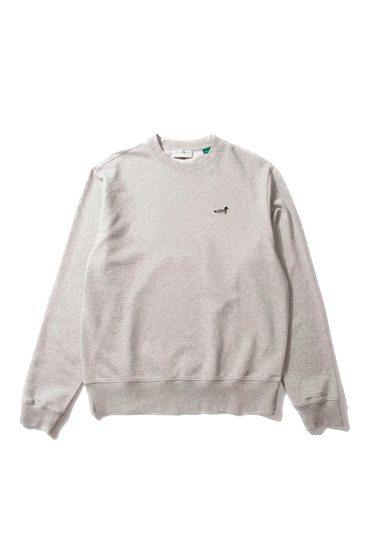 Sudadera Edmmond Studios SW Duck Patch Plain Grey - ECRU