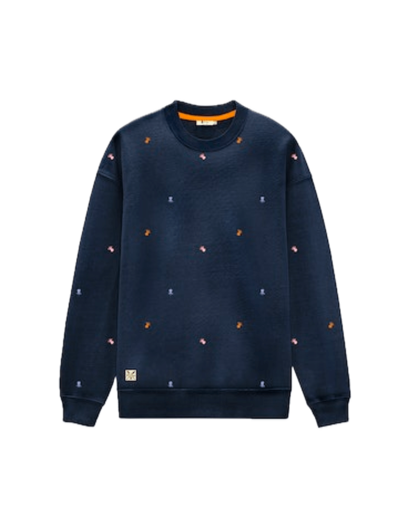 Sudadera El Pulpo All Over Azul Marino - ECRU