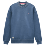 Sudadera El Pulpo Basic Logo Índigo delavé - ECRU