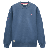 Sudadera El Pulpo Basic Logo Índigo delavé - ECRU