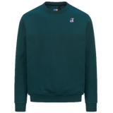 Sudadera K-WAY Unisex Le Vrai Auguste Hv Poly Co Green Petrol - ECRU