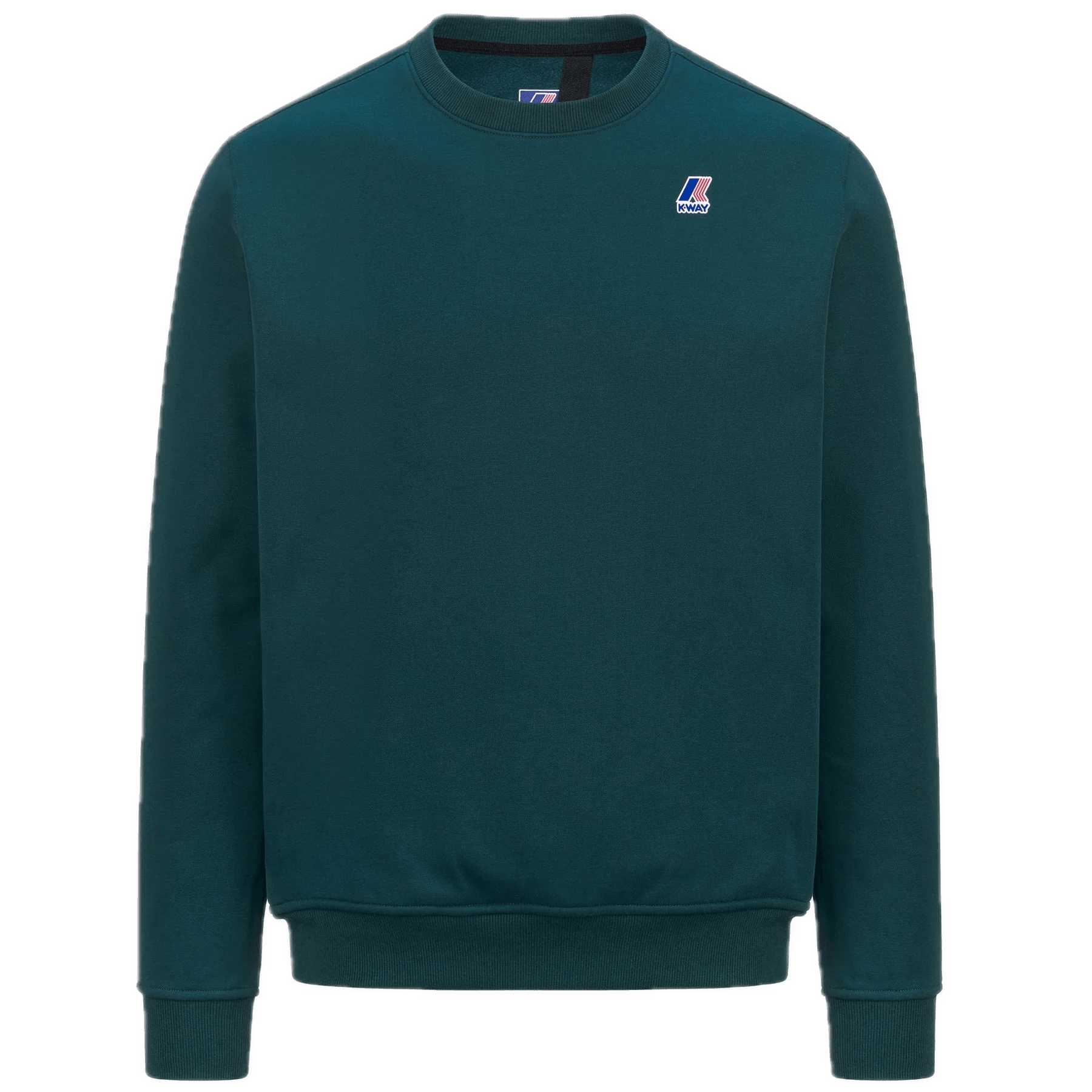 Sudadera K-WAY Unisex Le Vrai Auguste Hv Poly Co Green Petrol - ECRU