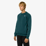 Sudadera K-WAY Unisex Le Vrai Auguste Hv Poly Co Green Petrol - ECRU