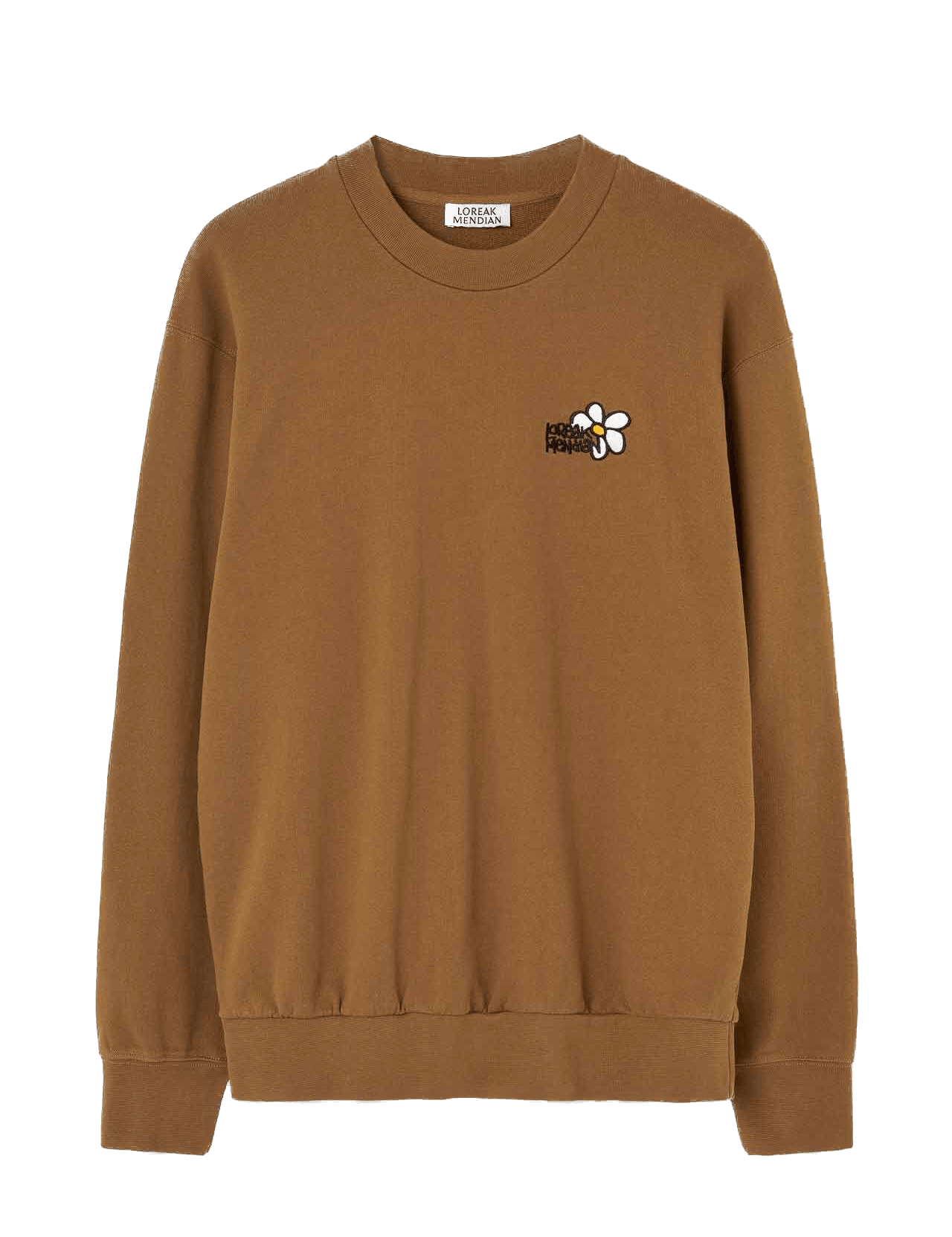 Sudadera Loreak Mendian Crewneck Margarita M Toffee - ECRU