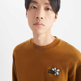 Sudadera Loreak Mendian Crewneck Margarita M Toffee - ECRU