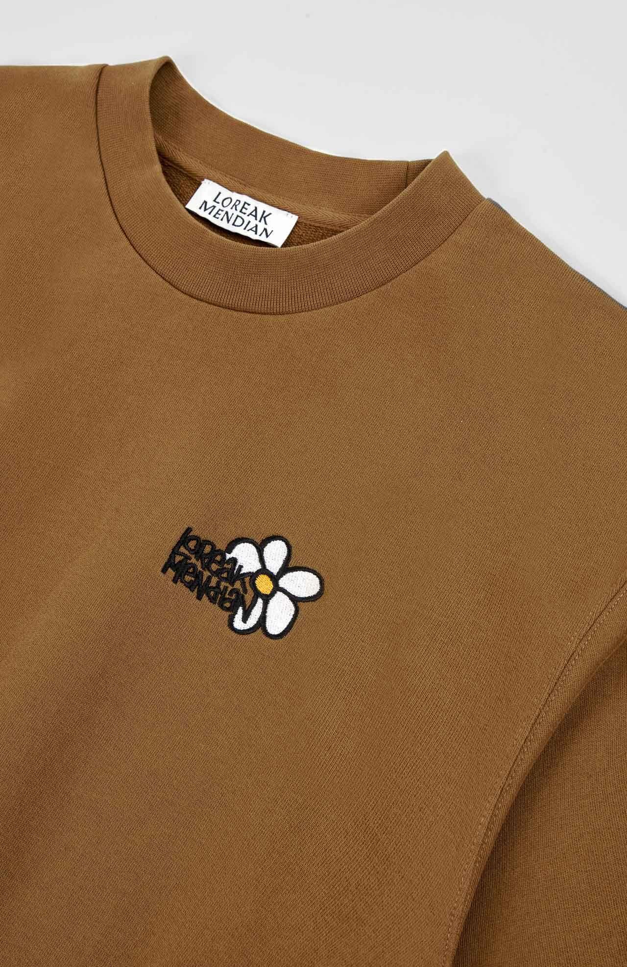 Sudadera Loreak Mendian Crewneck Margarita M Toffee - ECRU