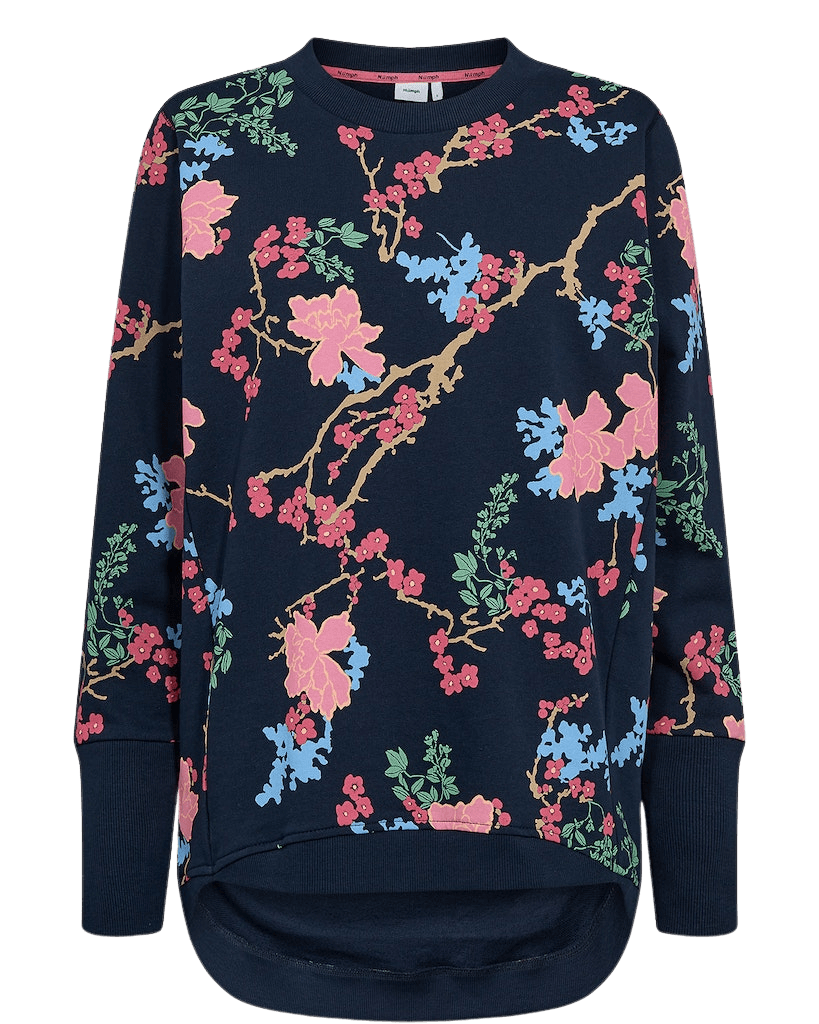 Sudadera Nümph Nunikola Dark Sapphire - ECRU