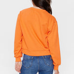 Sudadera Numyra Red Orange - ECRU