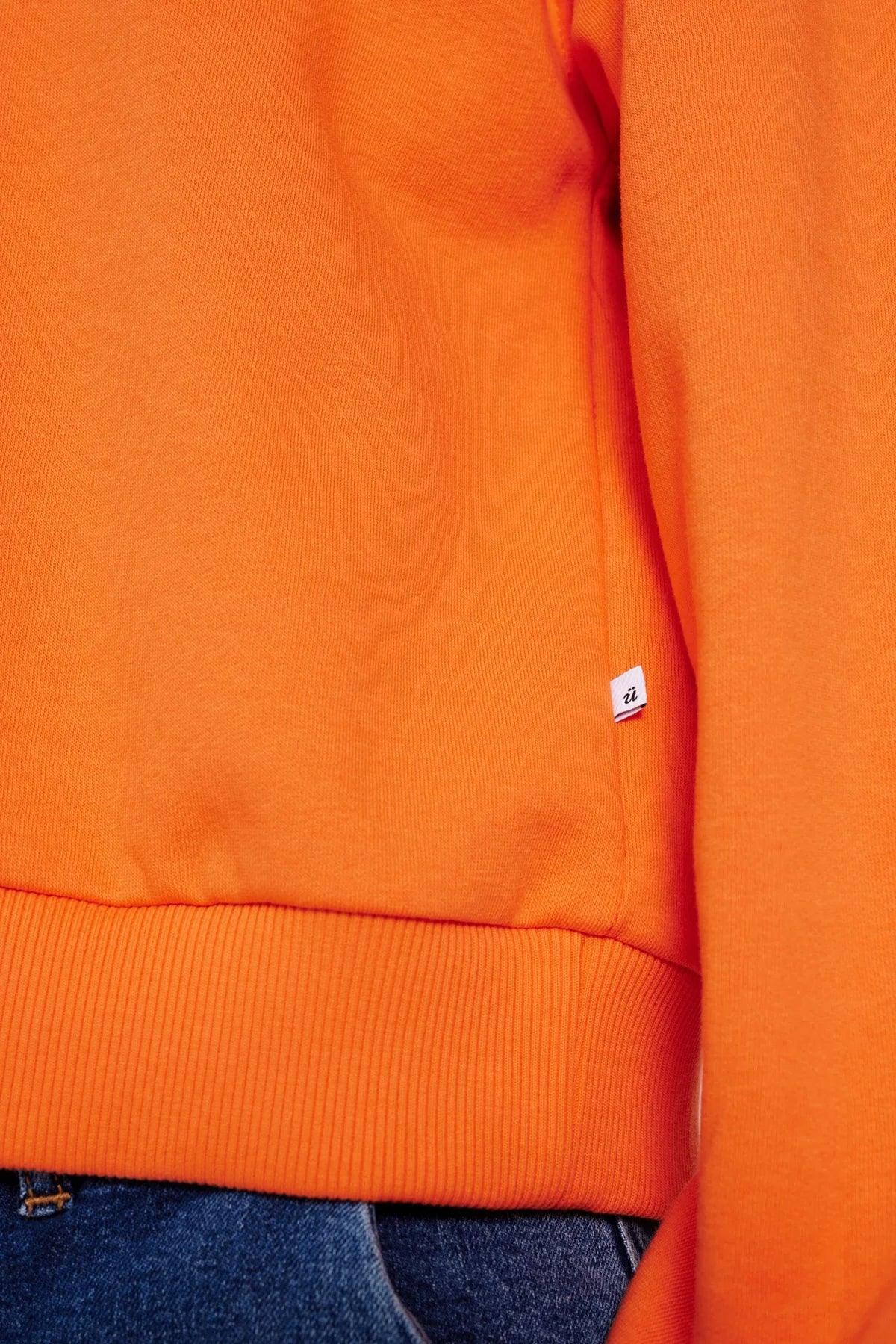 Sudadera Numyra Red Orange - ECRU